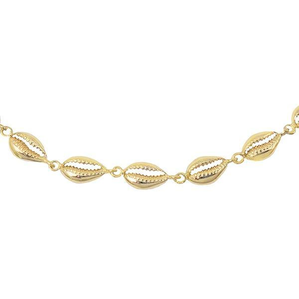 Polished small shell bracelet in 925 sterling silver — Silver Italy