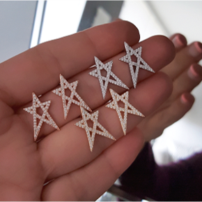 EARRING LINE STAR