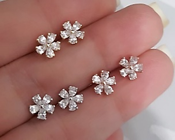 EARRING SNOW STAR