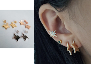 EARRING MIDDLE STARS