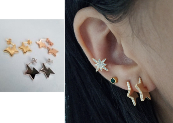 EARRING MIDDLE STARS