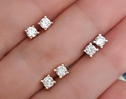 EARRING MINI STUD CZ