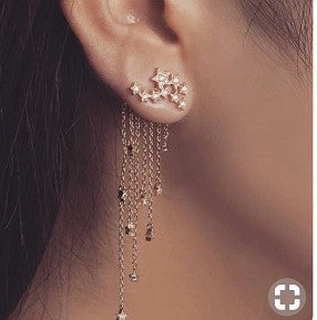 EARRING STAR CASCADE