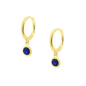 EARRING HOOP HANG CZ