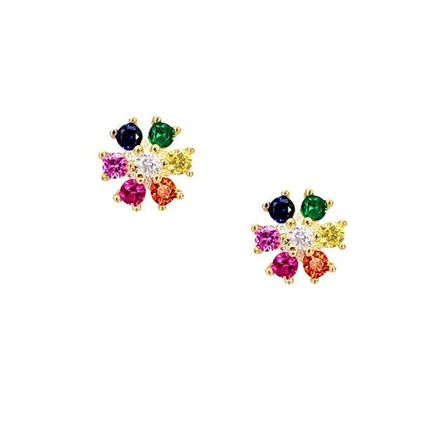 EARRING MINI COLOR FLOWER