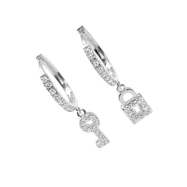 EARRING HOOP KEYLOCK