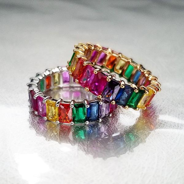 RING BAGUETTE MULTICOLOR
