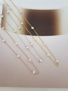 NECKLACE PEARL Along