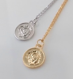 NECKL COIN FLOWER