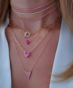 NECK HEART PAVE