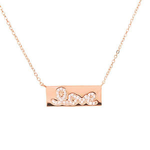 NECKLACE LOVE-PLATE