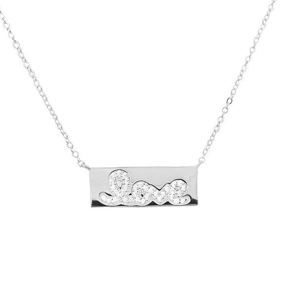 NECKLACE LOVE-PLATE