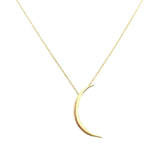 NECKLACE MOON PLAIN