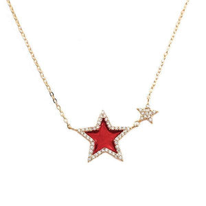 NECKLACE STAR ENAMEL