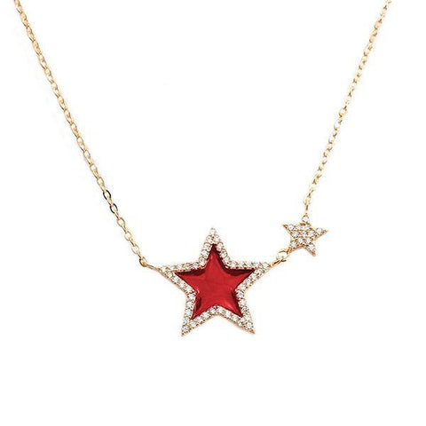 NECKLACE STAR ENAMEL