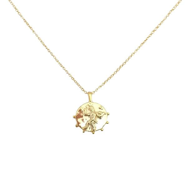 NECKLACE GREEK COIN SMALL