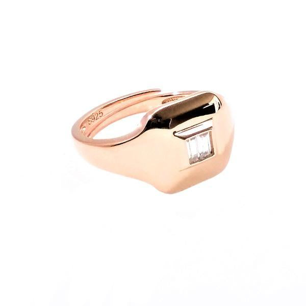 RING PINKY SQUARE