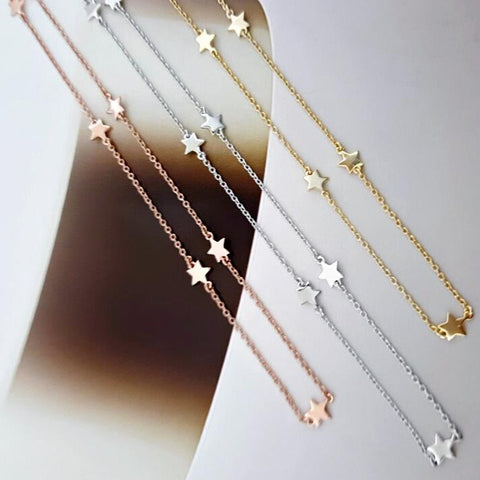 NECKLACE STARS PLAIN